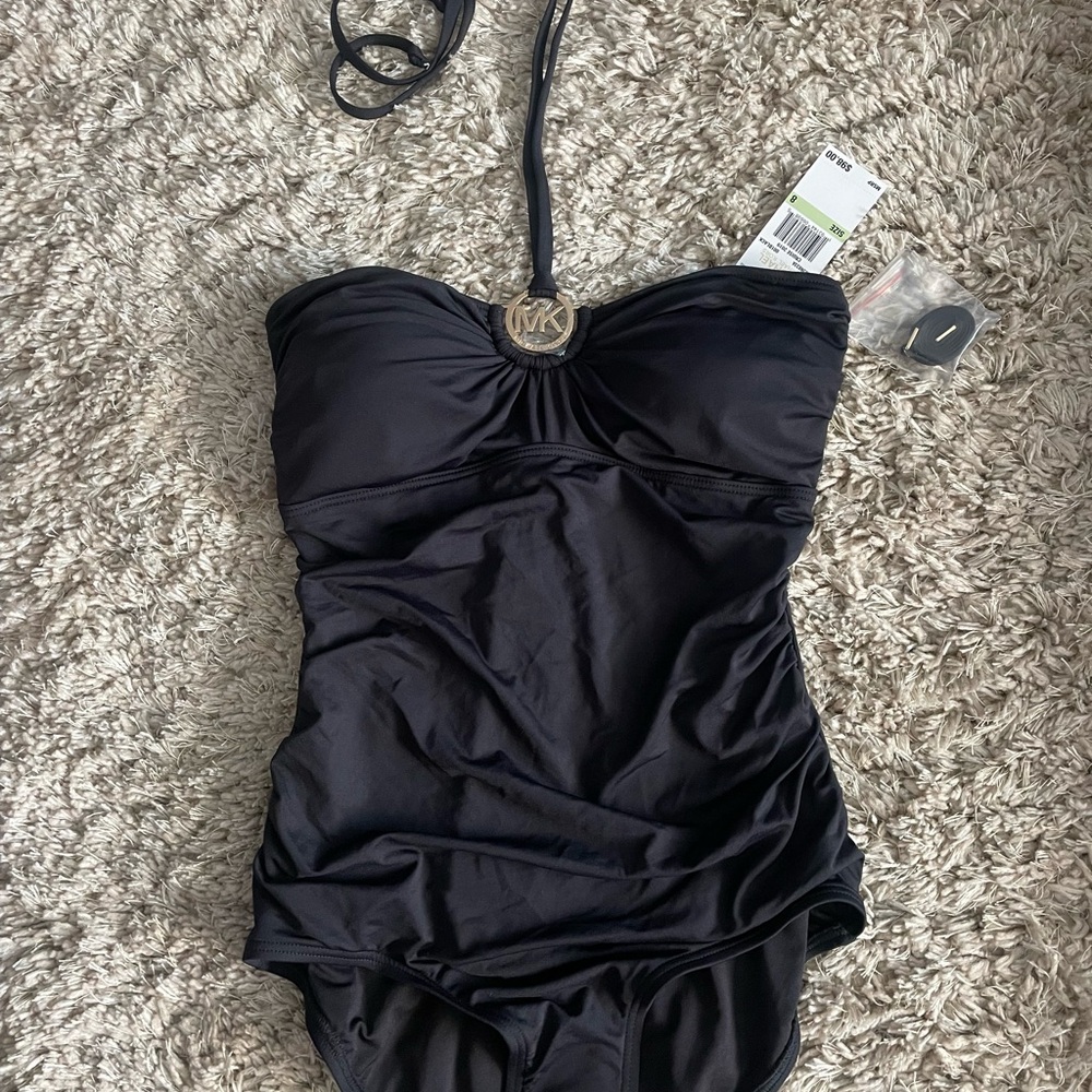 Michael Kors Black One Piece Swimsuit